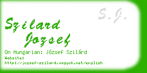 szilard jozsef business card